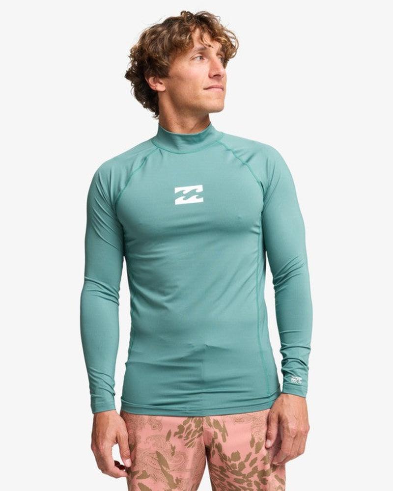 Billabong Herren Lycra Waves All Day Langarm - Sea Green