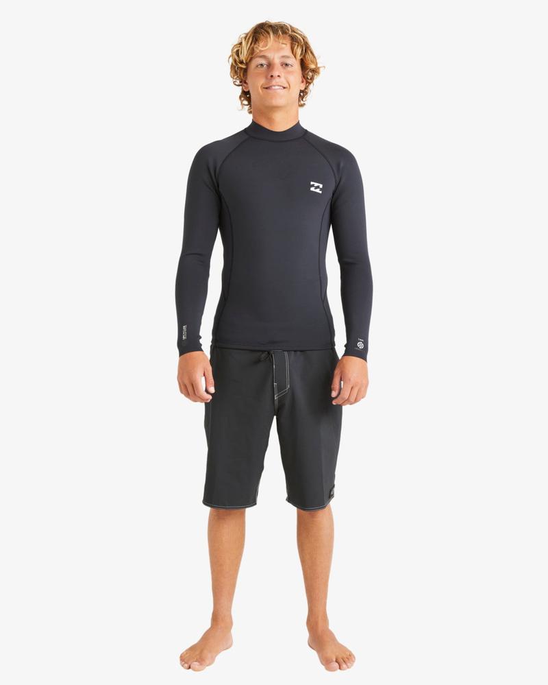 Billabong Herren Neopren Top 1/1 Absolute Natural Langarm - Black