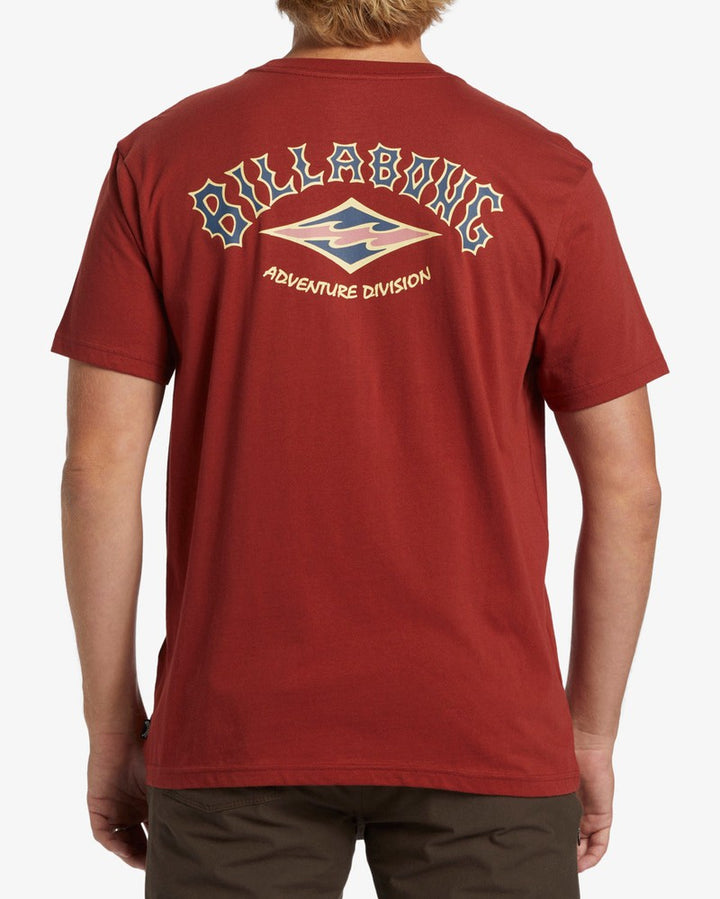 Billabong Herren Shirt Adventure Division Arch - Sangria