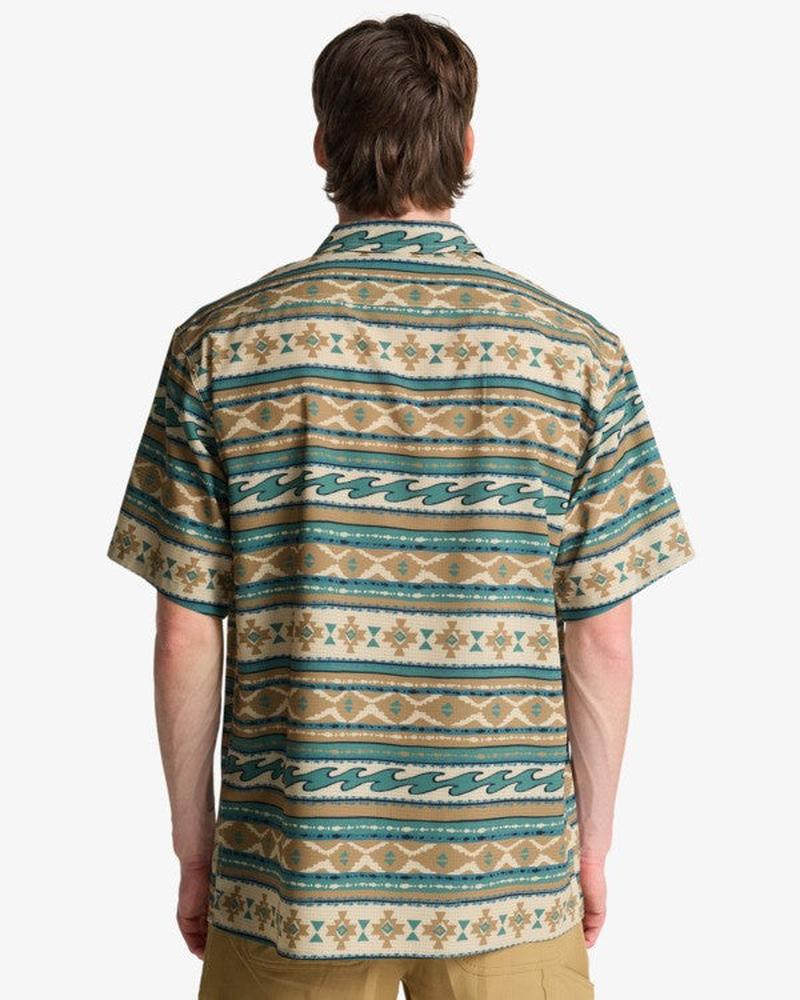 Billabong Herren Shirt Surftrek Perf Kurzarm - Desert Print