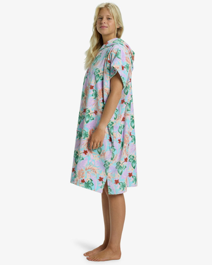 Billabong Poncho Hooded Towel - Coastal Blue