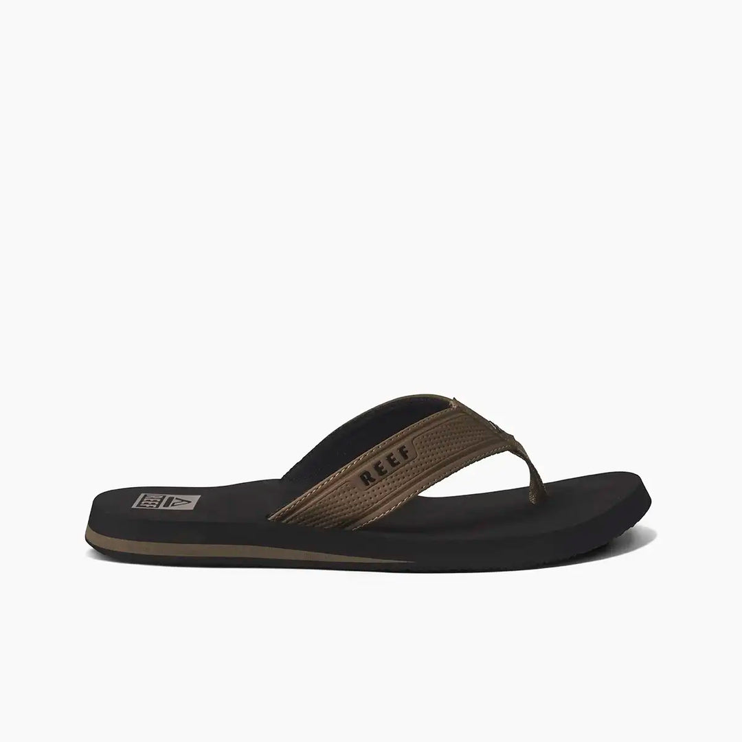 Reef Herren Flip Flop The Layback - black / tan