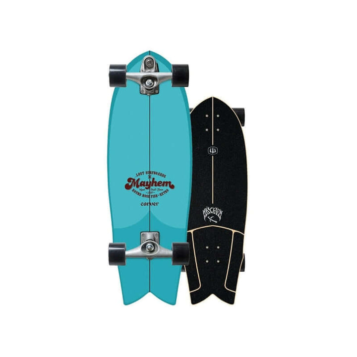 Carver Skateboard 29.5" LOST RNF Retro - blue CX (complete)