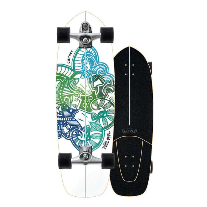 Carver Skateboard 30.75" Yago Skinny Goat Surfskate (nur Deck)