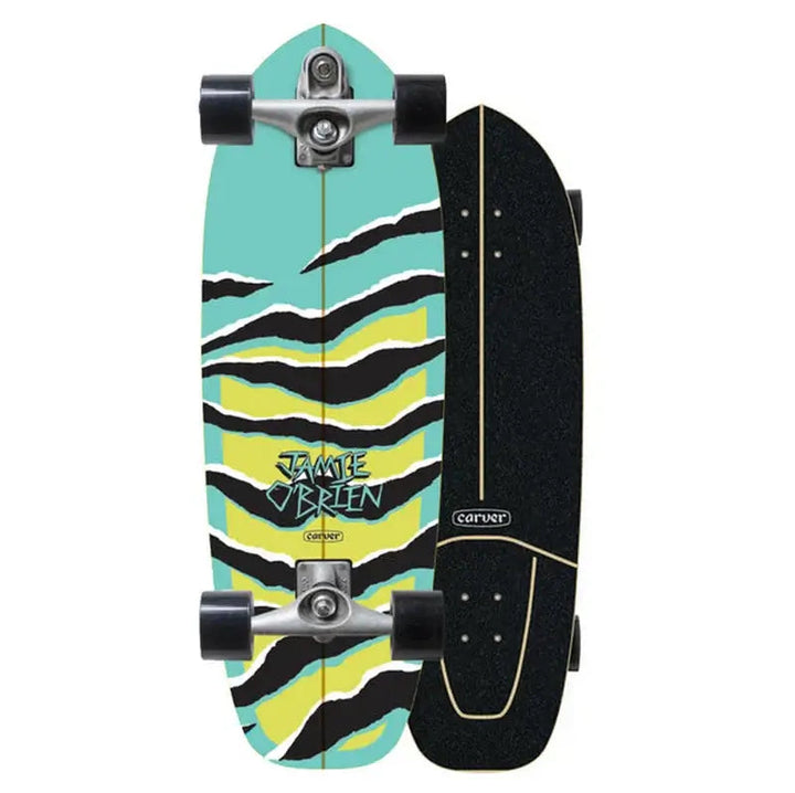 Carver Skateboard 31" JOB Aqua Tiger Surfskate C7 (Complete)