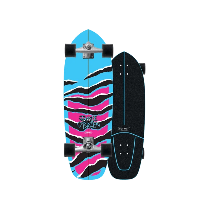 Carver Skateboard 31" JOB Blue Tiger Surfskate C7 (Complete)