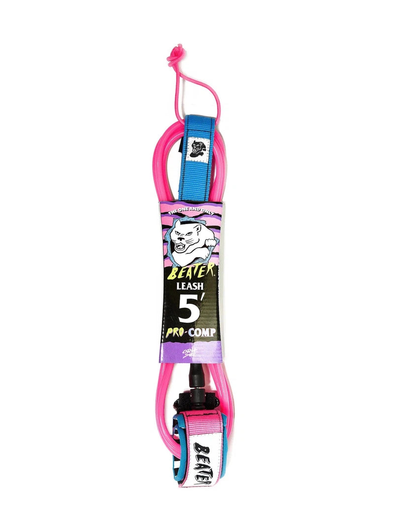 Catch Surf Beater 5'0" Pro Comp Leash - pink