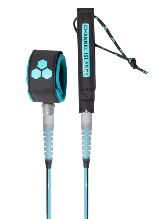 Channel Island 6'0 Leash Round Everyday - cyan black