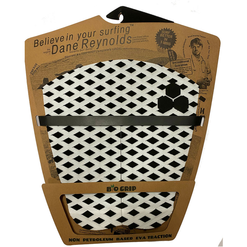 Channel Island Traction Pad Dane Reynolds Flat Pad 2Pcs - Black / White