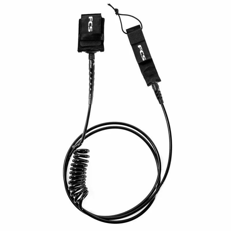 FCS 10' SUP Regular Essential Leash - Black