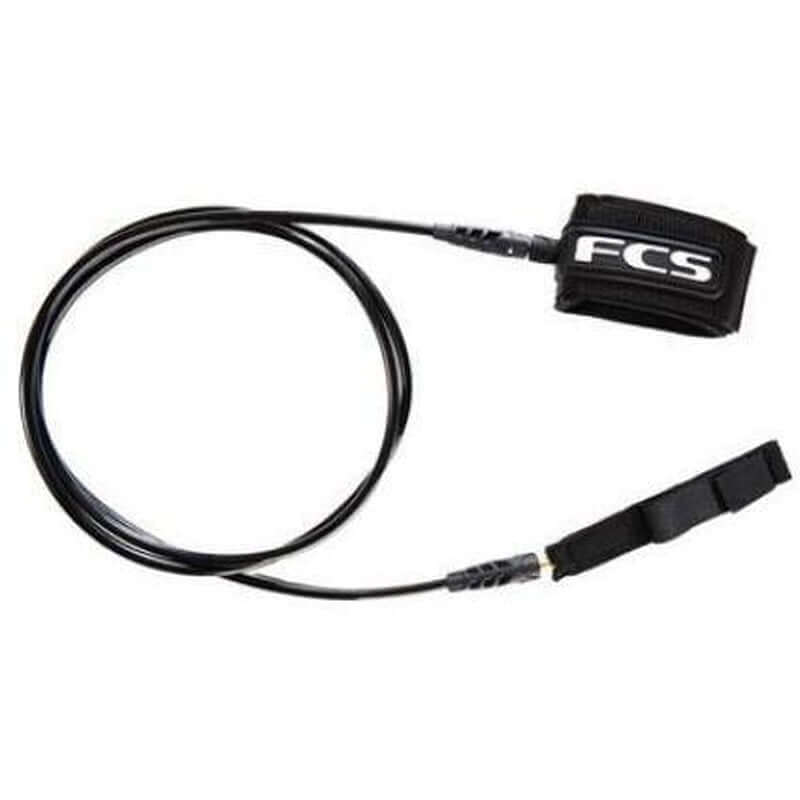 FCS 6' Regular Classic Leash - schwarz