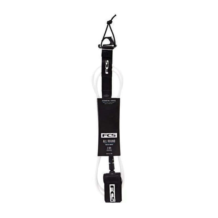 FCS 7'0 All Round Essential Leash - white/black