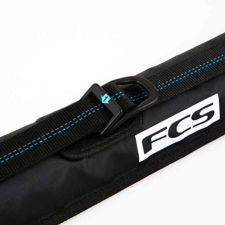 FCS D-Ring Single Soft Racks - black/blue