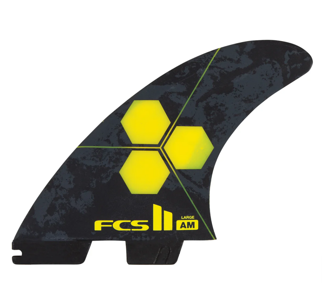 FCS II AM PC Tri-Quad Set Finnen Al Merrick - yellow