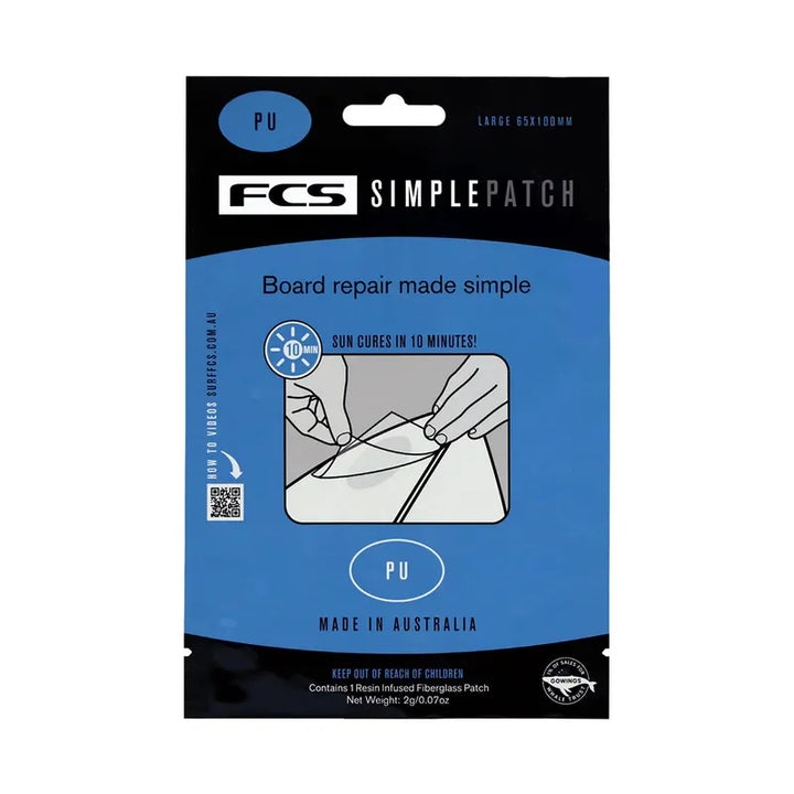 FCS Simple Patch Reparaturpatch Large - PU (Polyester) 1 Stück
