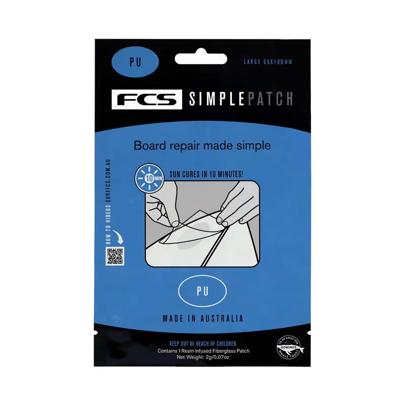 FCS Simple Patch Reparaturset Regular - PU (Polyester) 1 Stück