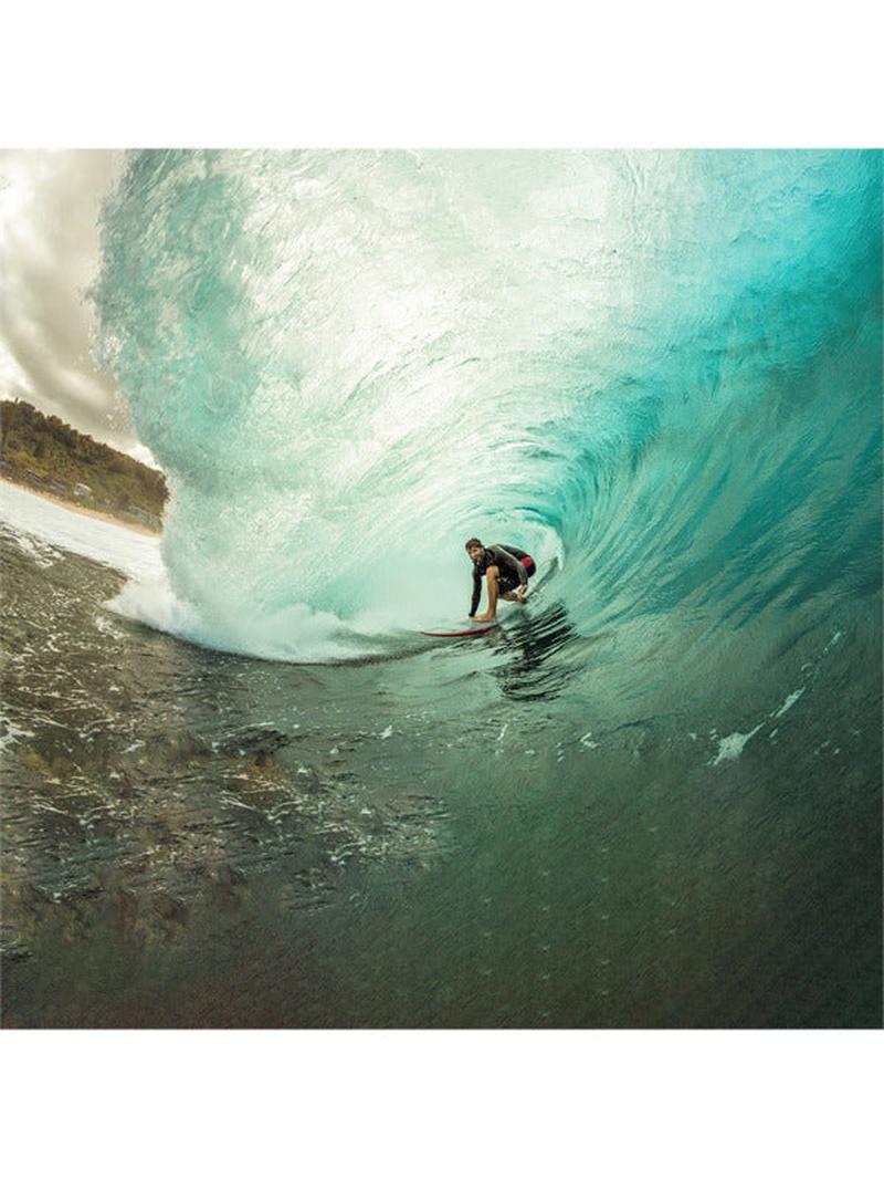 FCS Tail Pad Nathan Florence - Red Bolt