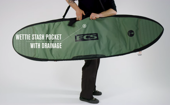 FCS Travel 1 Day-X Cover 7'0" Mid-Length - Alpine