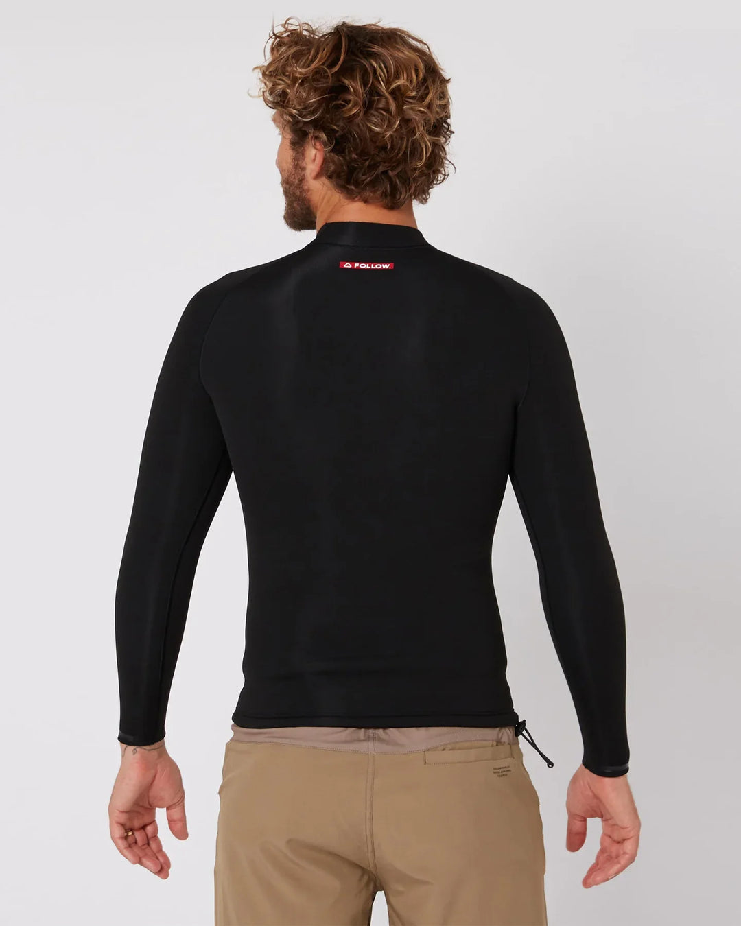 Follow Herren Neopren Wetty Top 1mm Ocena - black