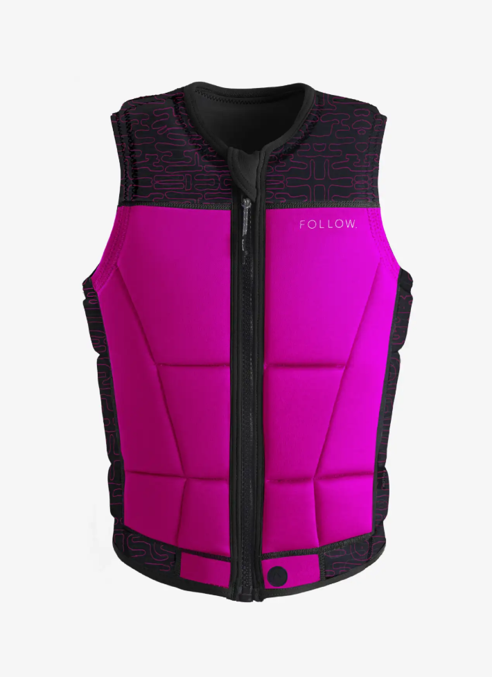 Follow Damen Impact Weste Harmony - Black/Pink
