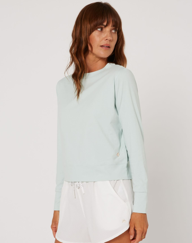 Follow Damen Lycra Langarm Elara Sun Tee - Light Petina