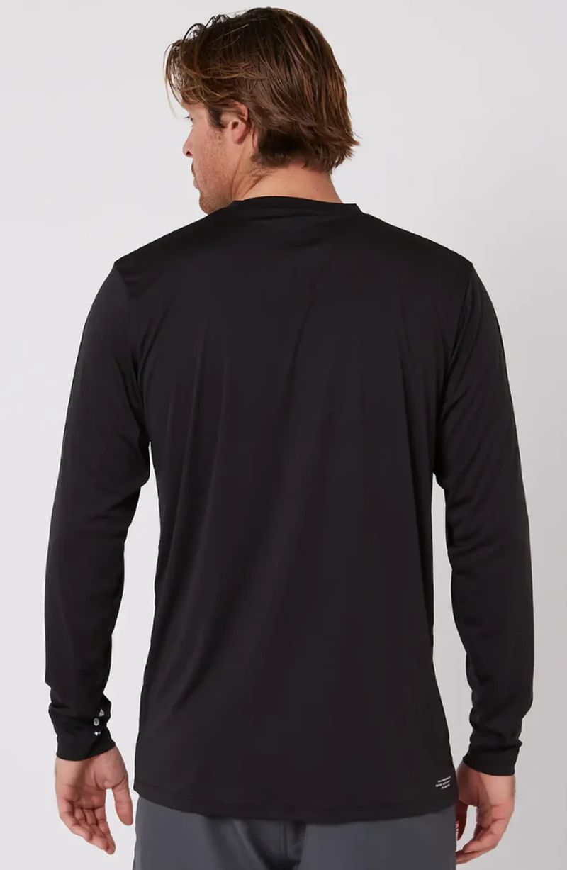 Follow Herren Surfshirt Langarm - Black