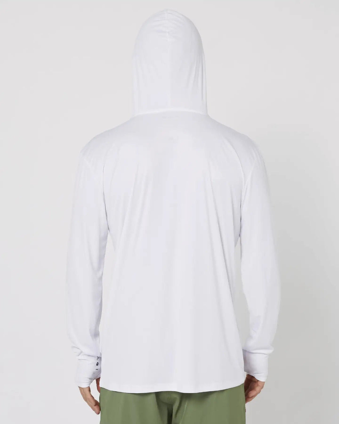 Follow Herren Surfshirt Langarm mit Hood - White