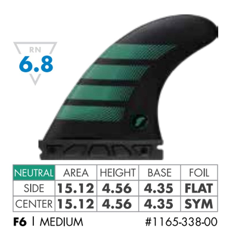 Futures Finnen Thruster F6 Alpha - Green