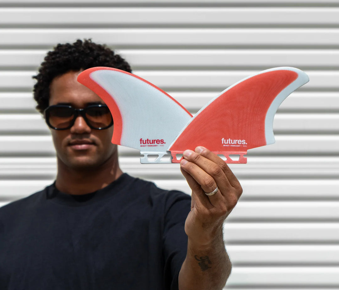 Futures Finnen Mikey February Keels - Red / Grey