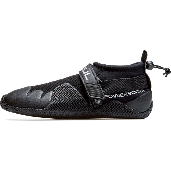 Gul 3mm Boot Strapped Power Slipper - black