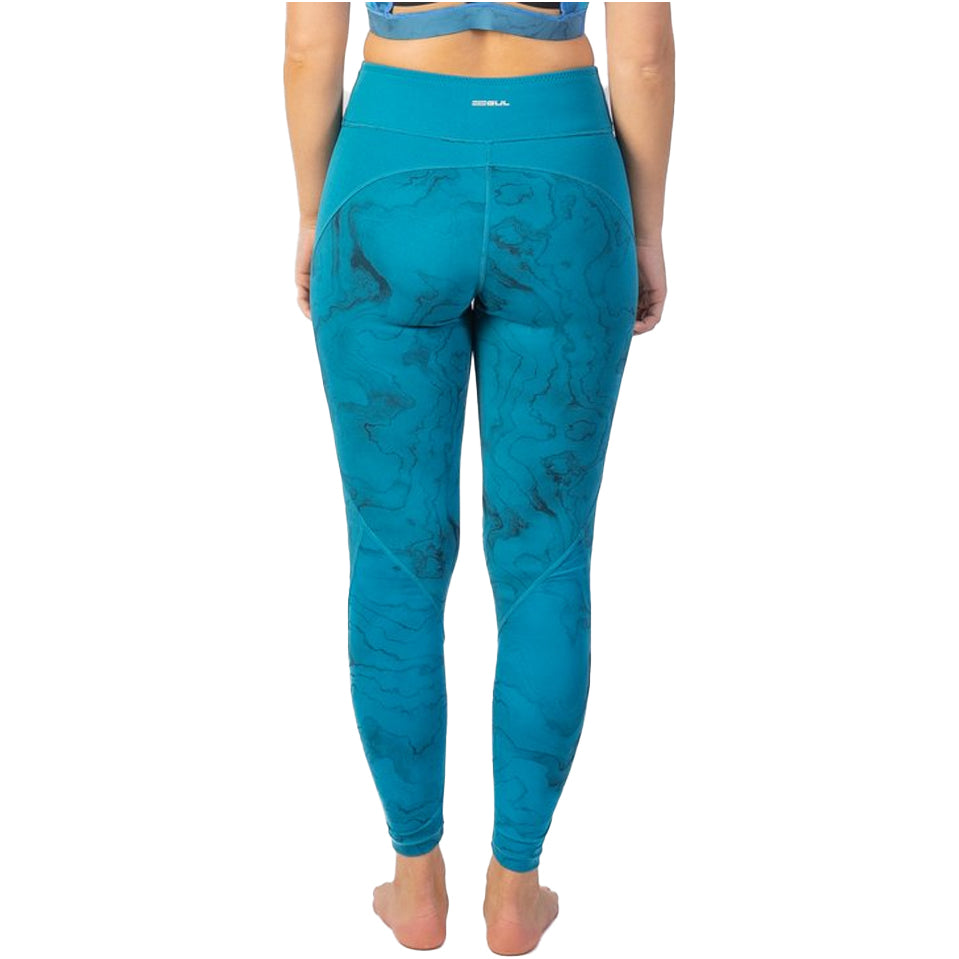 Gul Damen Neopren Legging Luna7 SUP - marbel/teal