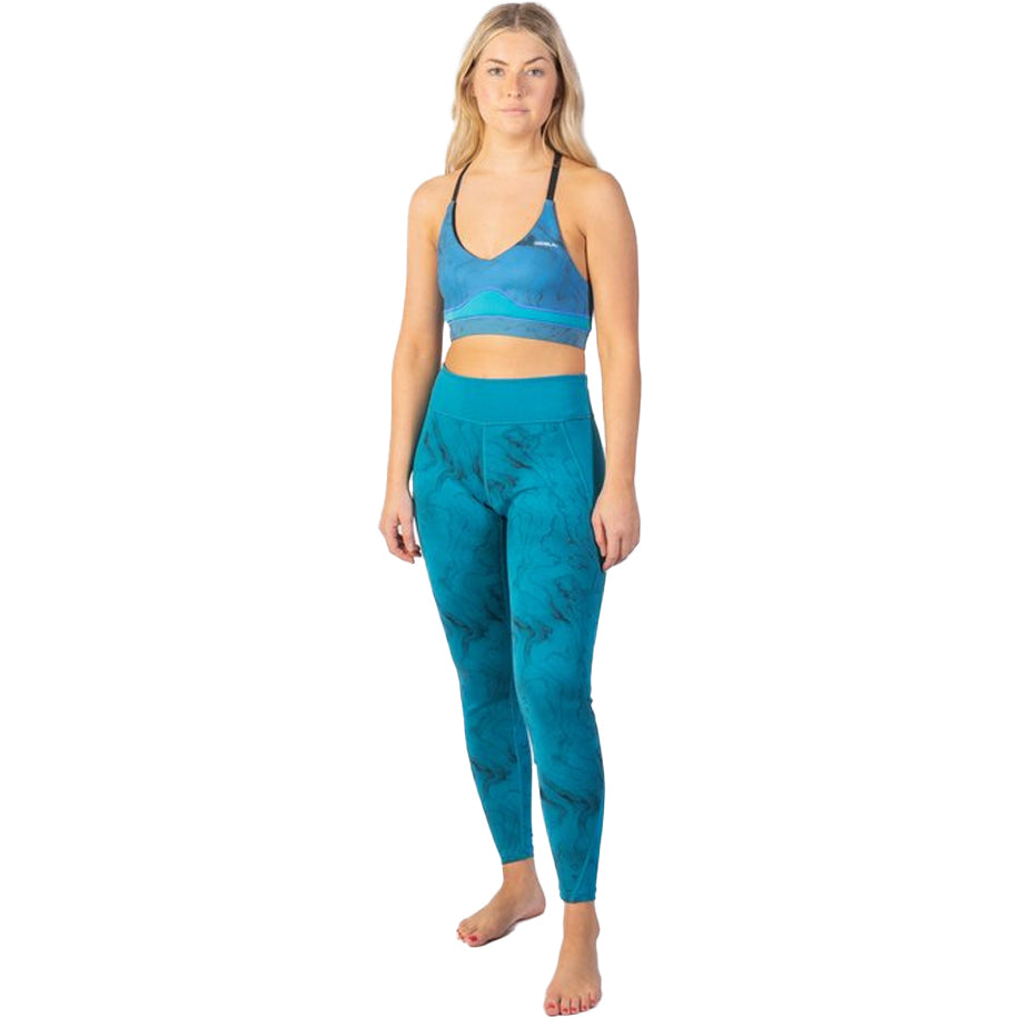 Gul Damen Neopren Legging Luna7 SUP - marbel/teal