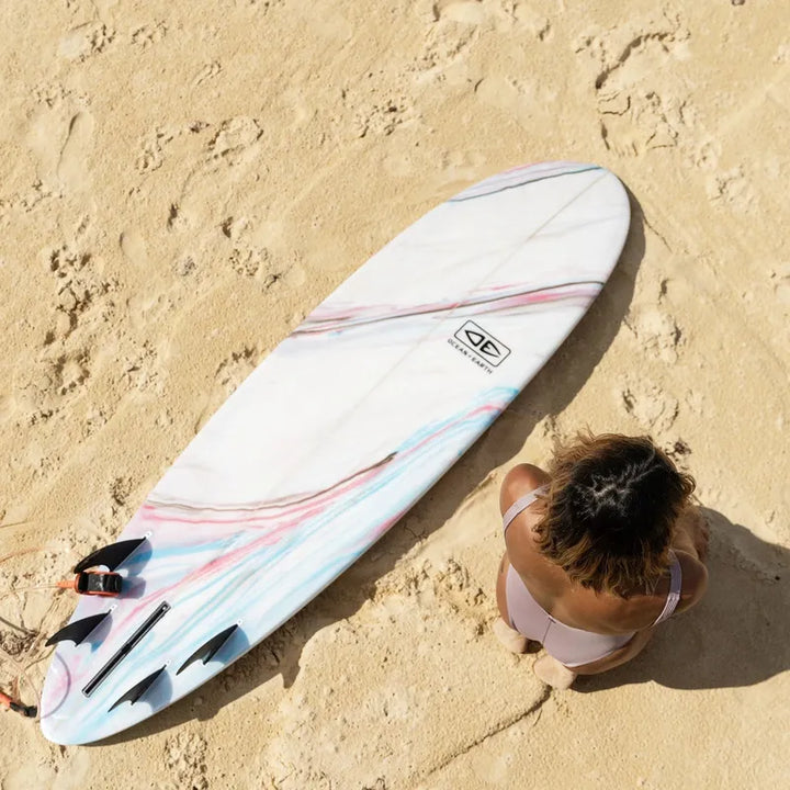 Ocean & Earth Surfboard Happy Hour PU 7'0" - clear