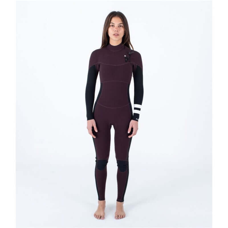 Hurley Damen Neoprenanzug Plus 3/2mm Chestzip - Black