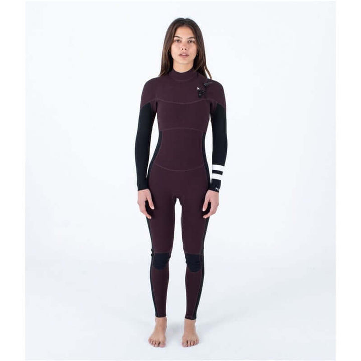 Hurley Damen Neoprenanzug Plus 3/2mm Chestzip - Black