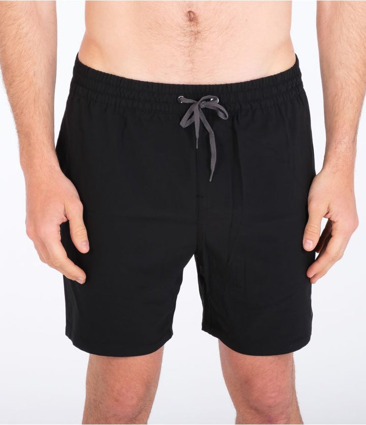 Hurley Herren Boardshorts One And Only Solid Volley - schwarz