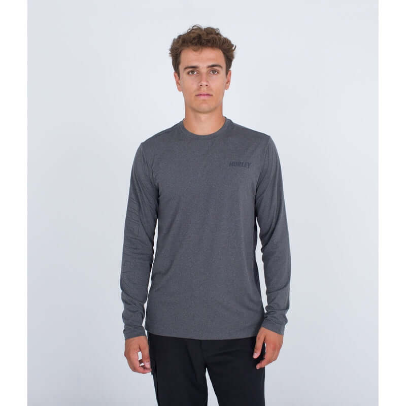 Hurley Herren Lycra H20 Dri Easton langarm - grey