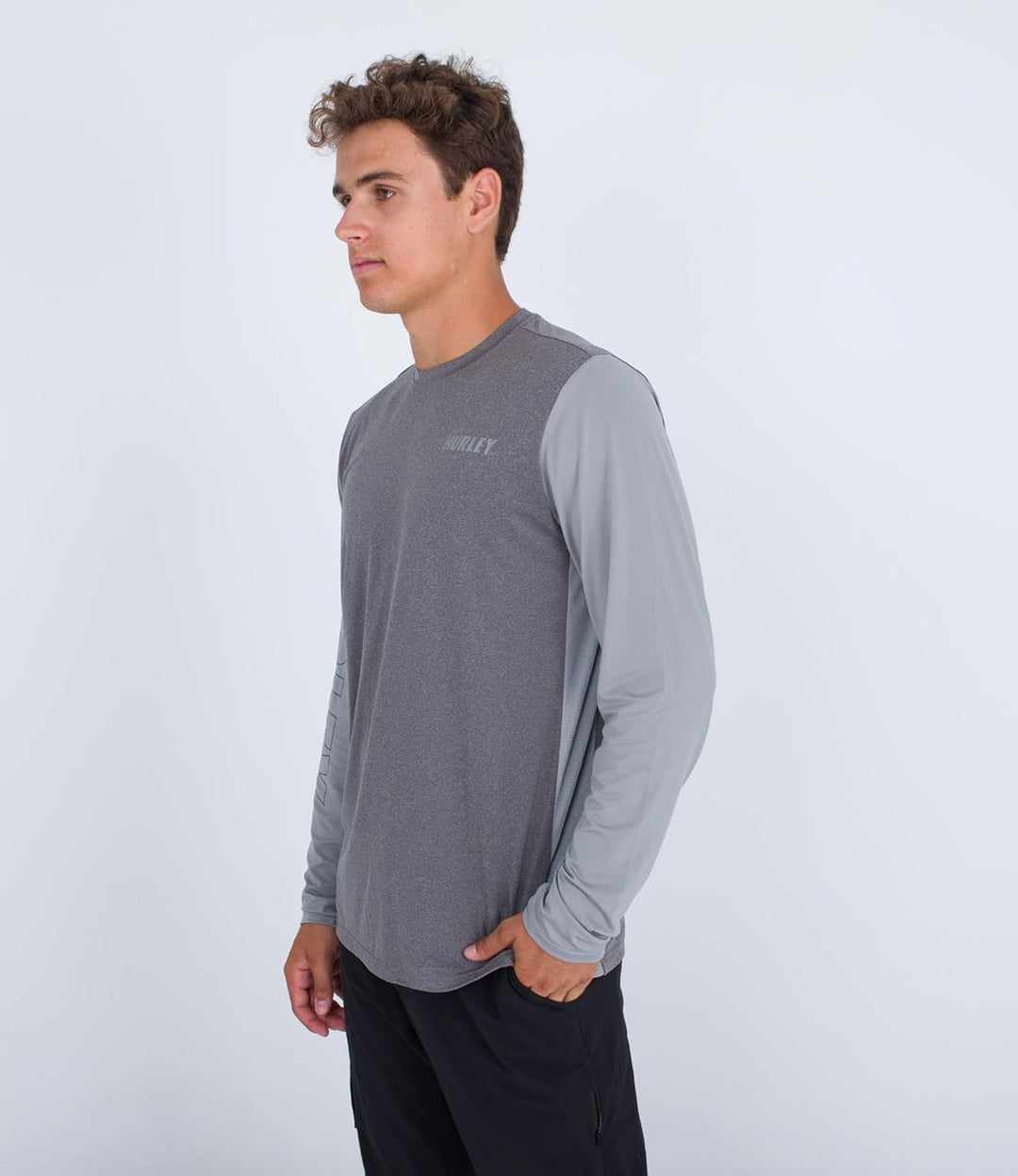 Hurley Herren Lycra H2o-dri Easton Langarm- ion grey