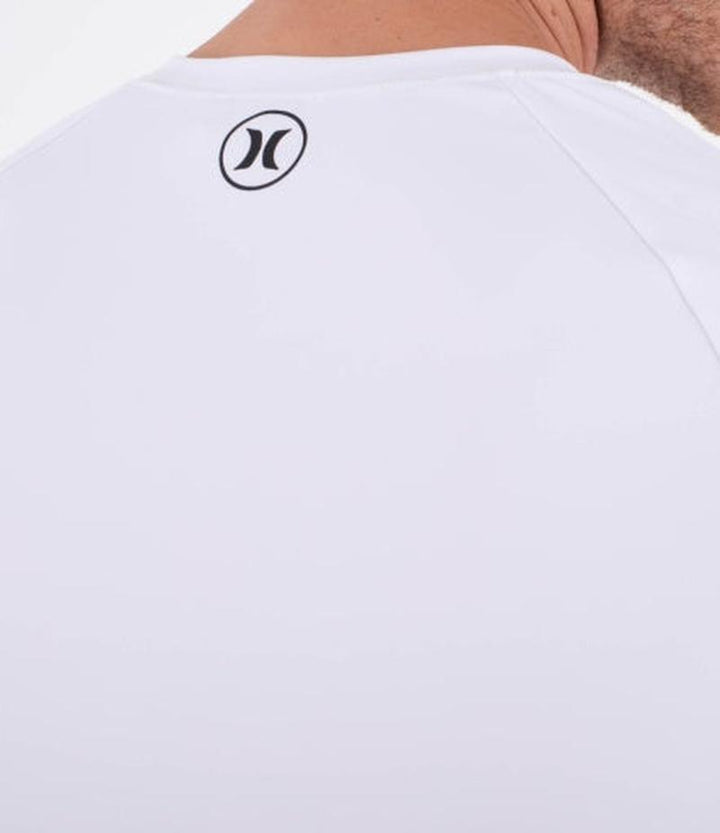 Hurley Herren Lycra Langarm Slim Fit- Weiss