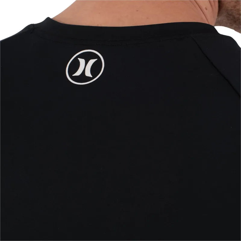 Hurley Herren Lycra Rash Slim Fit Icon Circle SS