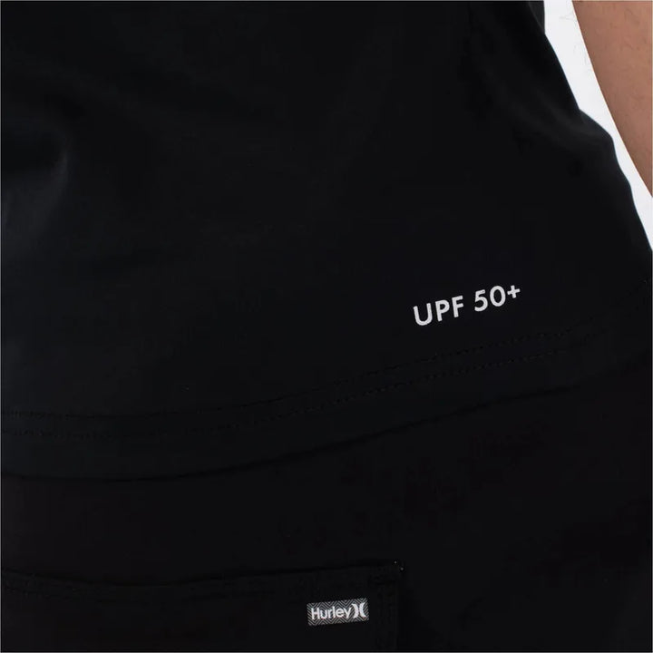 Hurley Herren Lycra Rash Slim Fit Icon Circle SS