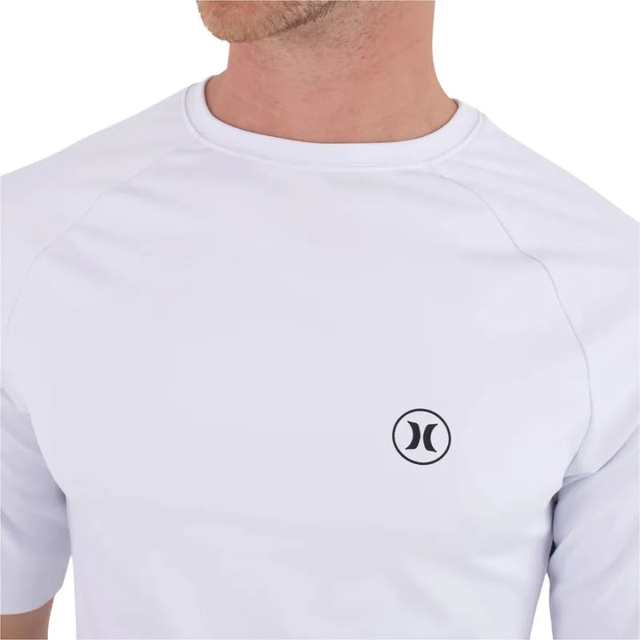 Hurley Herren Lycra Rash Slim Fit Icon Circle SS