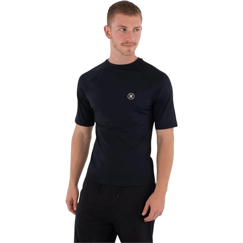 Hurley Herren Lycra Rash Slim Fit Icon Circle SS