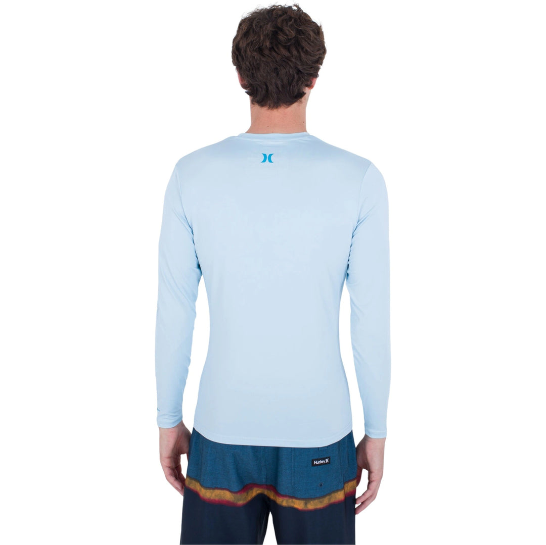 Hurley Herren One And Only Quickdry Lycra Langarm - sea haze