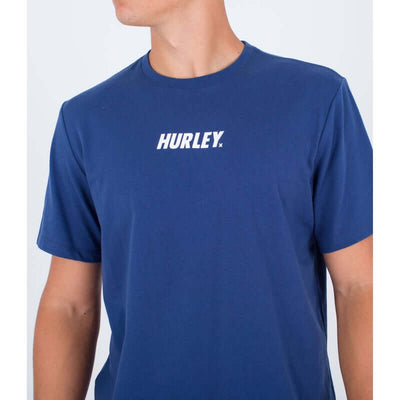 Hurley Herren T-Shirt Evd Exp Fastlane - blue void