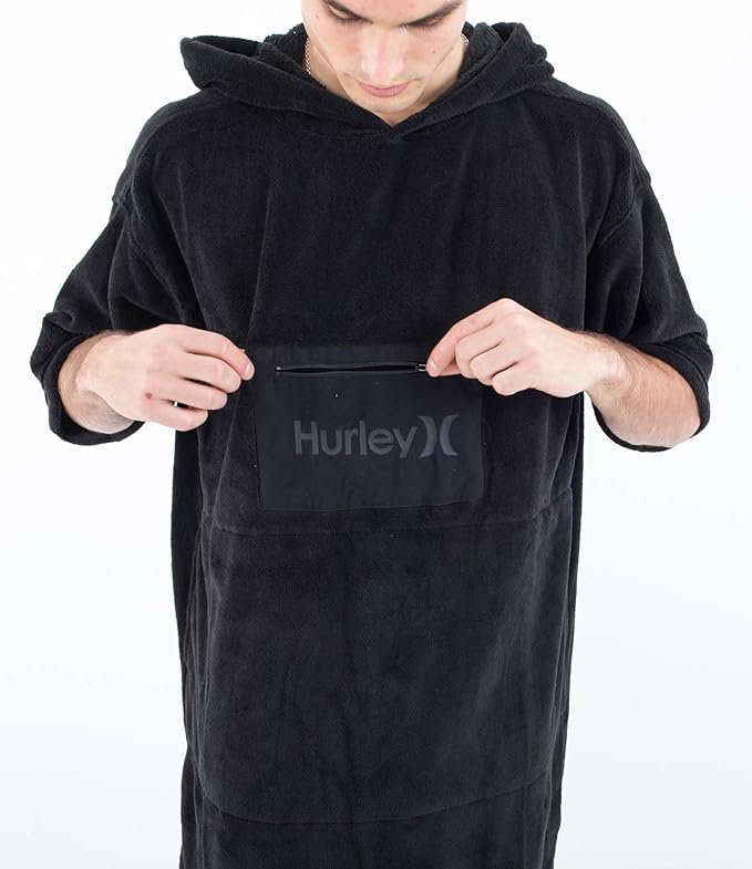 Hurley Poncho Unisex Oceancare Nic - Black