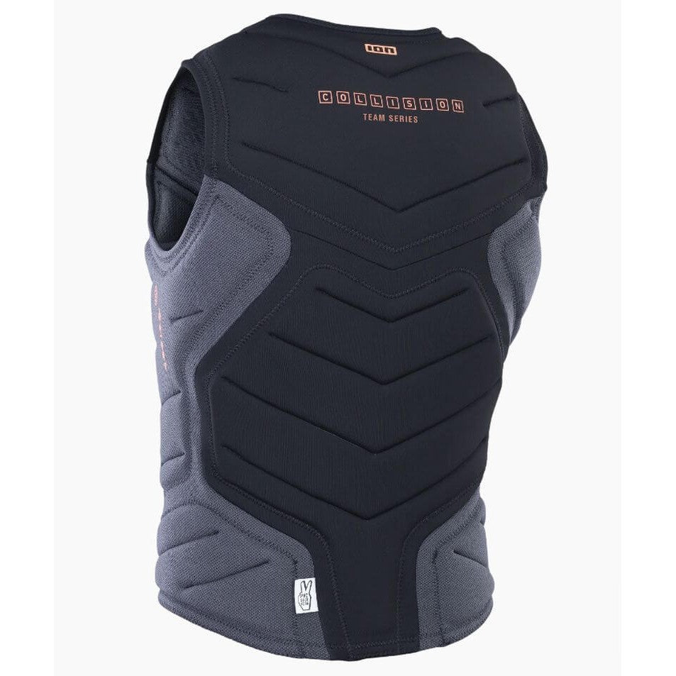 ION Collision Vest Prallschutzweste Select Frontzip - black