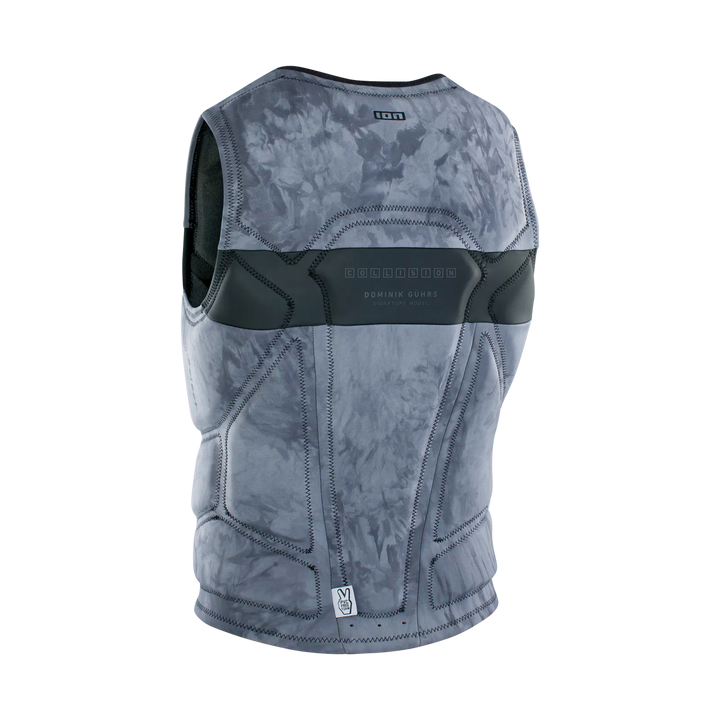 ION Collision Vest Prallschutzweste Select Frontzip - tiedye/ltd/grey