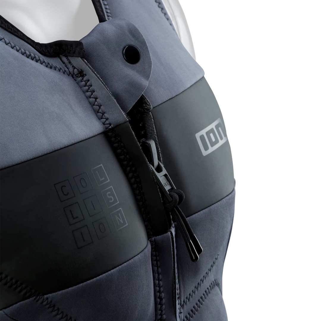 ION Collision Vest Prallschutzweste Select Frontzip - tiedye/ltd/grey