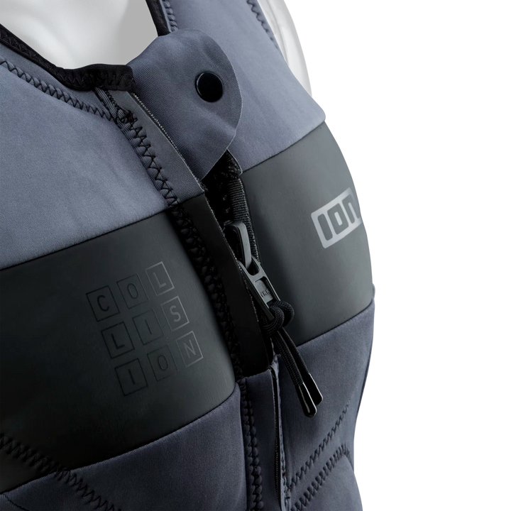 ION Collision Vest Prallschutzweste Select Frontzip - tiedye/ltd/grey